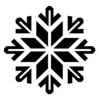 copo de nieve vector icono Navidad diciembre decoración