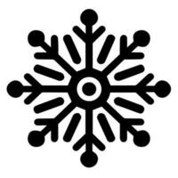 Snowflake vector icon Xmas December decoration