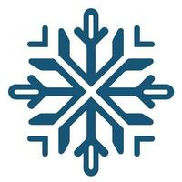 Isolated snowflake vector icon winter decorate ornament