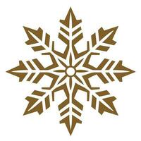 aislado copo de nieve vector icono invierno Decorar ornamento