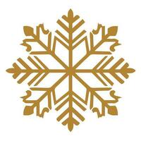 Isolated snowflake vector icon winter decorate ornament