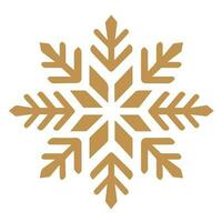 Isolated snowflake vector icon winter decorate ornament