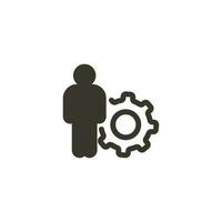 Finance and business glyph, silhouette icon. UI icon in a flat design. Thin outline icons vector