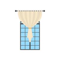 Window with shutters. Isolated. Flat style. vector