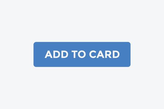 Add to card button web banner templates. Vector Illustration