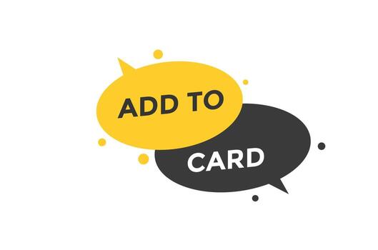 Add to card button web banner templates. Vector Illustration