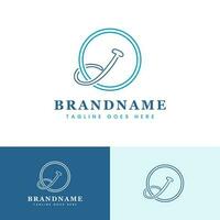 Simple Letter I With Circle Logo, suitable for any modern business with I initial. vector