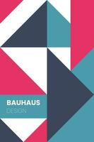 Abstract bauhaus elements shapes for use as banner or poster vector