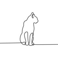 animal line art drawing vector