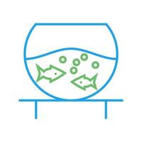 Fish Bowl Vector Icon