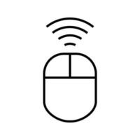 Wireless input device Vector Icon