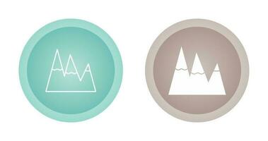 Ice Top Mountain Vector Icon