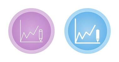 Drawing Graphs Vector Icon