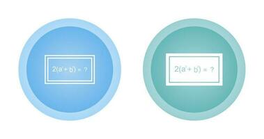 Solving Formula Vector Icon