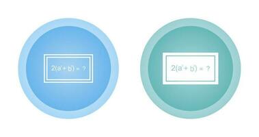 Solving Formula Vector Icon