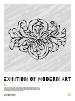 Creative cover or poster concepts with classical art sketch and geometric shapes on abstract background. Roman and Greek vector illustration. Art posters for the exhibition, magazine or brochure