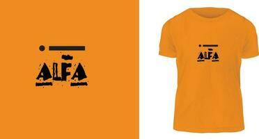 t shirt design concept, The Phonetic Alphabet vector