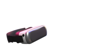 3D Render of Virtual Reality Glasses Icon. png