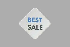 Best Sale text Button. Best Sale Sign Icon Label Sticker Web Buttons vector