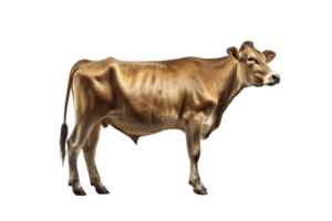 Jersey cow, created with png