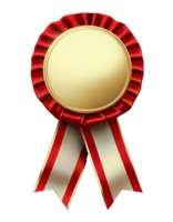 Award medal on transparent background, created with png