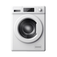 Washing machine icon on transparent background, created with png