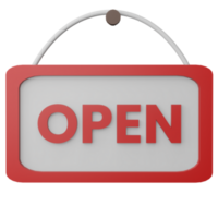 3d Open bord illustratie png