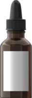 Blank serum bottle skincare. Dropper bottle for mockup. png