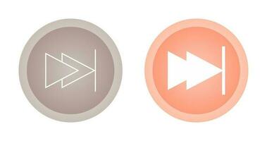 Move to End Vector Icon