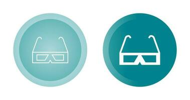 3D glasses Vector Icon