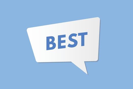 Best text Button. Best Sign Icon Label Sticker Web Buttons vector