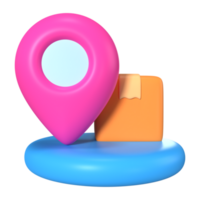Location 3D Illustration Icon png