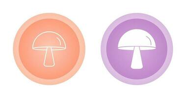 Single Mushroom Vector Icon