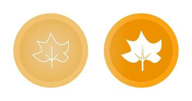 Autumn Leaf Vector Icon