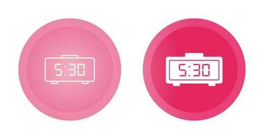 Digital Clock Vector Icon