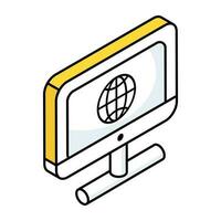 Trendy vector design of system browser