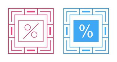 Percentage Vector Icon