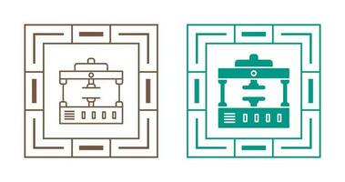 Machine Press Vector Icon