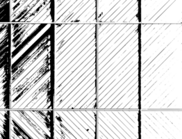 grunge Ränder och rader textur bakgrund. abstrakt täcka över. png grafisk illustration med transparent bakgrund.