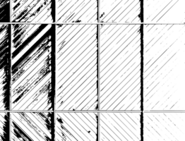 Grunge Streifen und Linien Textur Hintergrund. abstrakt überlagern. png Grafik Illustration mit transparent Hintergrund.