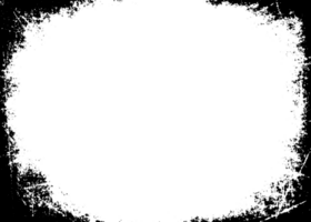 grunge gräns textur bakgrund. abstrakt ram täcka över. png grafisk illustration med transparent bakgrund.