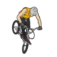 bmx bicicleta estilo livre esporte clipart png