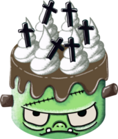 Halloween Theme Cake png