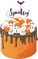 Halloween Theme Cake png