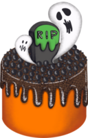 Halloween Theme Cake png