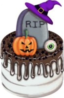 Halloween Theme Cake png