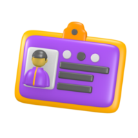 Creative Office 3D cute themed icon for presentation or social media post png