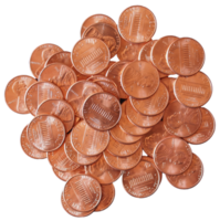 ett cent mynt transparent png