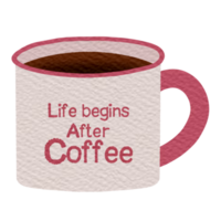 Red Mug of coffee png