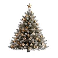 Christmas tree isolated. Illustration png